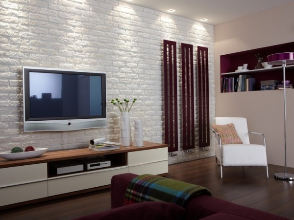 white brick tv wall design luxazin