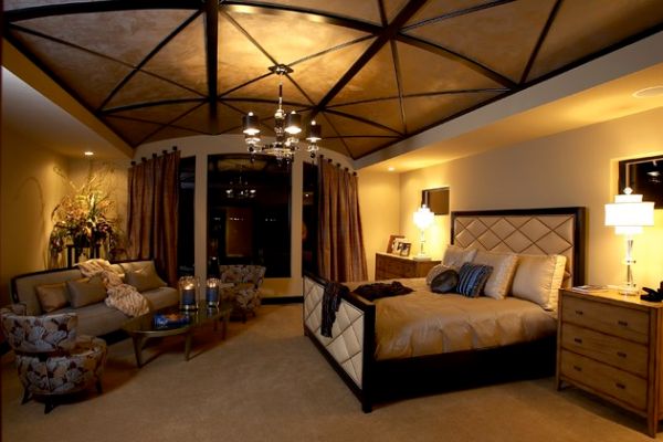 سقف گنبدی شکل در اتاق خواب
