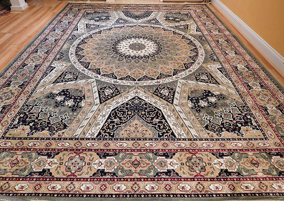 فرش ابریشم فرش چله ابریشم فرش دستبافت ایرانی ابریشمی