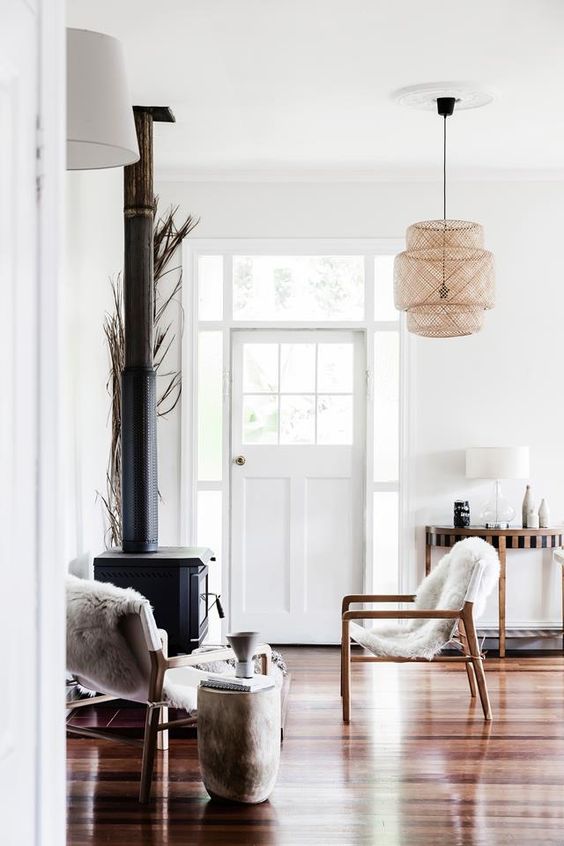 white neutral colour design simple and cozy interior decoration luxazin