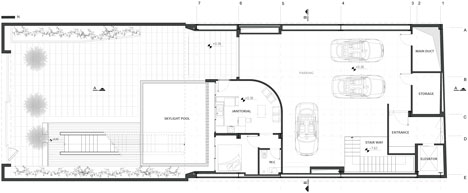 Sharifi ha House ground floor plan